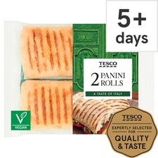 Tesco Panini Rolls 2 Pack