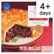 Tesco Steak Puff Pastry Pie 500G