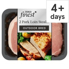 Tesco Finest Pork Loin Steaks 400G