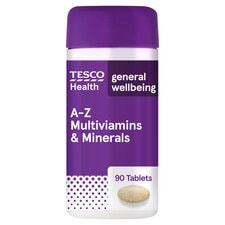 Tesco A-Z Multivitamin Tablets & Minerals 90s