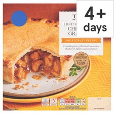 Tesco Chicken & Gravy Shortcrust Pastry Pie 500G