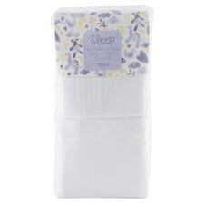 Fred&Flo 2 Pack Cotbed Fitted Sheets White