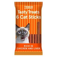 Tesco Chicken & Liver Cat Stick Treats 30G