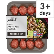 Tesco Finest 20 Mini Meatballs 336G