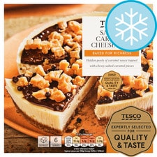 Tesco Salted Caramel Cheesecake 450G