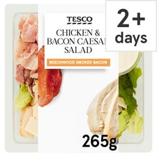 Tesco Chicken & Bacon Caesar Salad 265G