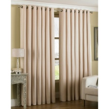 Riva Home Amari Ringtop Curtains - Ivory - 90x90 (229x229cm)