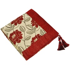 Riva Home Mayflower Throw - Red - 145x180cm