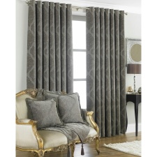 Riva Home Winchester Ringtop Curtains - Mocha - 66x90 (168x229cm)