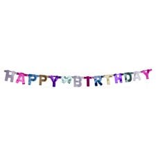 Tesco Small Happy Birthday Die Cut Foil Bunting