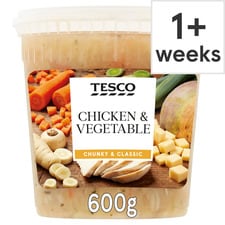 Tesco Chicken & Vegetable Soup 600G