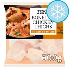 Tesco Boneless Chicken Thighs 500G