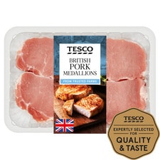 Tesco Pork Loin Medallions 500G