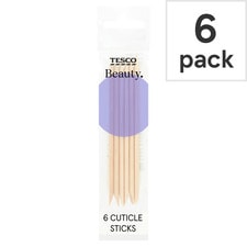 Tesco Cuticle Sticks 6 Pack