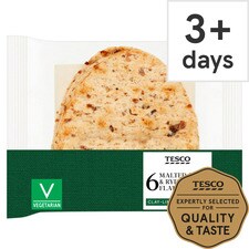 Tesco Malted Grain & Rye Folded Flatbread 6 Pack