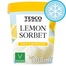 Tesco Lemon Sorbet 500Ml