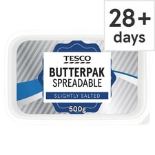 Tesco Butterpak Salted Spreadable 500G