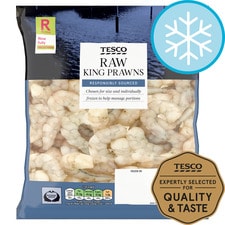 Tesco Raw King Prawns 170G