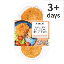 Tesco Breaded Salmon Fishcakes 270G