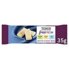 Tesco Free From White Chocolate Bar 35G