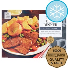 Tesco Roast Beef Dinner 400G