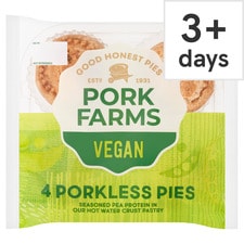 Pork Farms 4pk Vegan Pork Pies 260g