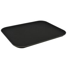 Argon Tableware Rectangular Non-Slip Serving Tray - 45 x 35cm - Black