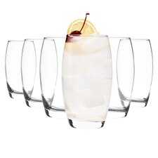 Argon Tableware  Tondo Highball Glasses - 510ml - Clear - Pack of 6