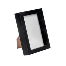 Nicola Spring 3D Box Photo Frame - 4 x 6" - Black