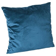 Nicola Spring Square Velvet Cushion - 55cm x 55cm - Blue