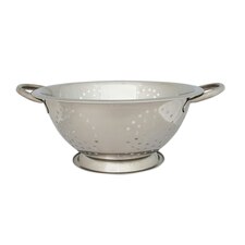 Argon Tableware Stainless Steel Colander - 24.5cm