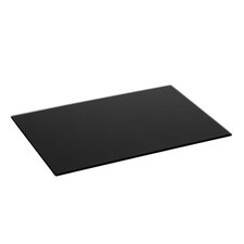 Harbour Housewares Glass Kitchen Chopping Board - 40 x 30cm - Black