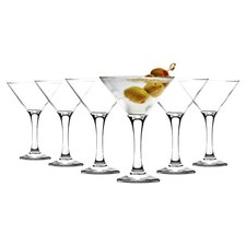 Rink Drink  Martini Glasses - 175ml - Clear - Pack of 6