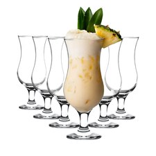 LAV Fiesta Pina Colada Glasses - 390ml - Pack of 6