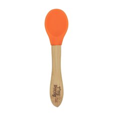 Tiny Dining Children's Bamboo Silicone Tip Spoon - Orange