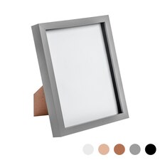 Nicola Spring 3D Box Photo Frame - 8 x 10''- Grey