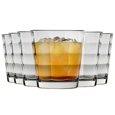 Bormioli Rocco Cube Whisky Glasses - 240ml - Pack of 6