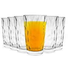 Bormioli Rocco Diamond Highball Glasses - 470ml - Clear - Pack of 6