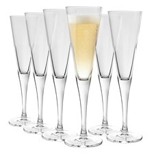 Bormioli Rocco Ypsilon Champagne Flutes - 160ml - Pack of 6