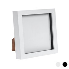 Nicola Spring 3D Box Photo Frame - 6 x 6" - White