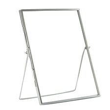 Nicola Spring Standing Metal Photo Frame - 8" x 10" - Silver