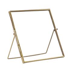 Nicola Spring Standing Metal Photo Frame - 8'' x 8'' - Rose Gold