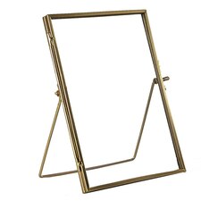 Nicola Spring Standing Metal Photo Frame - 6'' x 8'' - Rose Gold