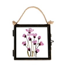 Nicola Spring Hanging Metal Photo Frame - 4" x 4" - Black