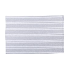 Nicola Spring Cotton Tea Towel - 60cm x 40cm - Grey Stripe