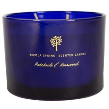 Nicola Spring Soy Wax Scented Candle - 350g - Patchouli & Rosewood