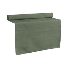 Nicola Spring Cotton Fabric Table Runner - 48cm x 183cm - Green