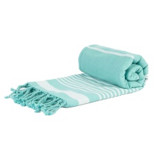 Nicola Spring Deluxe Cotton Turkish Bath Towel - Sky Blue