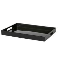 Argon Tableware Rectangle Serving Tray - 34.5 x 25cm - Black