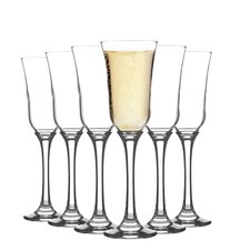 Argon Tableware Tromba Champagne Flutes - 225ml - Pack of 6